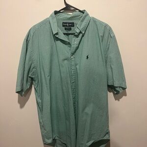 Polo by Ralph Lauren Men’s Short-Sleeve Button-Down Shirt in Mint